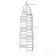 Пыльник рулевой рейки GKN SPIDAN 4019064334590 84220 8889 WT ZALTA - Изображение 2
