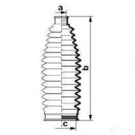 Пыльник рулевой рейки GKN SPIDAN 4019064645986 8662 7U 4MN 83986 - Изображение 2