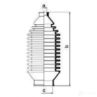 Пыльник рулевой рейки GKN SPIDAN 8287 4019064200246 83524 61A ZN - Изображение 2