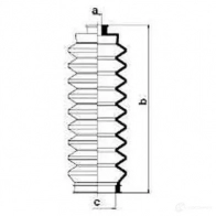 Пыльник рулевой рейки GKN SPIDAN 4019064428961 8598 T0X 83M 83918 - Изображение 2