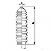 Пыльник рулевой рейки GKN SPIDAN M EGMW 83900 4019064428831 8585 - Изображение 2