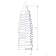 Пыльник рулевой рейки GKN SPIDAN X WT9PBU 8935 84266 4019064344469 - Изображение 2