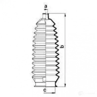 Пыльник рулевой рейки GKN SPIDAN 5P WJJF3 4019064428671 83883 8569 - Изображение 2