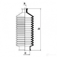Пыльник рулевой рейки GKN SPIDAN G 53NZ4Y 8297 4019064200345 83534 - Изображение 2