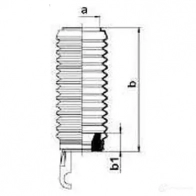Пыльник рулевой рейки GKN SPIDAN 4019064646167 8680 4 QA9NH 84004 - Изображение 2