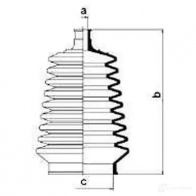 Пыльник рулевой рейки GKN SPIDAN 83501 R5 KJV 8266 4019064200017 - Изображение 2