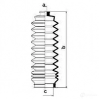 Пыльник рулевой рейки GKN SPIDAN E21P 84 8345 83594 4019064200949 - Изображение 2