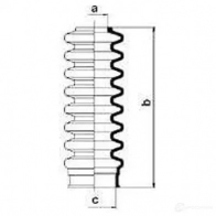 Пыльник рулевой рейки GKN SPIDAN 4019064200031 JC IWW7 8268 83503 - Изображение 2