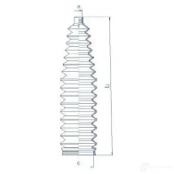 Пыльник рулевой рейки GKN SPIDAN 4019064334699 84230 8899 HV13 BVY - Изображение 2
