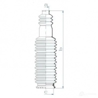 Пыльник рулевой рейки GKN SPIDAN 4019064423348 84105 G S3WV 8775 - Изображение 2