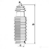 Пыльник рулевой рейки GKN SPIDAN 4019064421474 A0 QMB 8698 84026 - Изображение 2