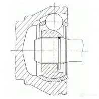 Шрус приводного вала, комплект SPIDAN 4019064008118 1422987010 20812 15A DGAS - Изображение 2