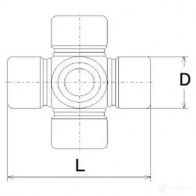 Крестовина GKN SPIDAN E TIED 1437758973 U 125