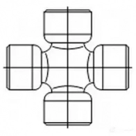 Крестовина GKN SPIDAN 4019064304234 822B U U 988 1424701961 - Изображение 2