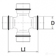 Крестовина GKN SPIDAN 6RB EB 1437758938 U 154
