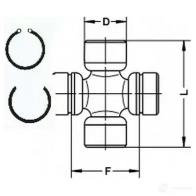 Крестовина GKN SPIDAN U 109 1424701597 CS 9VT 4019064308621 - Изображение 3