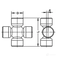 Крестовина GKN SPIDAN 4019064301820 BAJ CQ U 358 1314590269 - Изображение 2