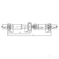 Кардан, карданный вал SPIDAN 4TS2 P 28029 4019064647928 3444
