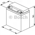 Аккумулятор 2 ач обратная 120 а 12 в 92x52x90 BOSCH 7CQGR LTKTM04L LION 1193469279 0986122638