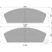 Тормозные колодки, дисковые, комплект Bosch 1193485563 0 986 505 363 B P5363 D333-7228
