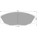 Тормозные колодки, дисковые, комплект Bosch 1193485569 0 986 505 366 BP5366 7 485-D686
