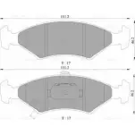 Тормозные колодки, дисковые, комплект Bosch 1193485660 BP5660 0 986 505 660 7529-D6 49