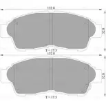 Тормозные колодки, дисковые, комплект Bosch 0 986 505 962 Toyota Crown (S130, 40, 50) 10 Седан 2.4 D (MCV150) 91 л.с. 1994 – 2002 D562-7441 BP 5962