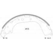 Тормозные колодки, комплект Bosch 0 986 AB0 048 ACBS 1726 B1726 1193486493