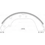 Тормозные колодки, комплект Bosch AC BS1647 1193486569 0 986 AB0 105 B1647
