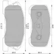 Тормозные колодки, дисковые, комплект Bosch BP022 0 1193486678 DB1380 0 986 AB0 220