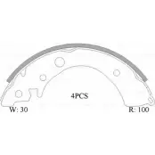 Тормозные колодки, комплект Bosch 0 986 AB0 804 1193486691 BSH0804 B 1611