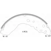 Тормозные колодки, комплект Bosch BSH0859 B17 58 1193486758 0 986 AB0 859