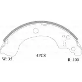 Тормозные колодки, комплект Bosch 0 986 AB1 568 1193487723 BSH1568 B 1792