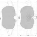 Тормозные колодки, дисковые, комплект Bosch BP393 0 986 AB1 702 D0972-7873 Opel Vectra (C) 3 Универсал 3.0 V6 CDTI (F35) 184 л.с. 2005 – 2008