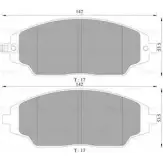 Тормозные колодки, дисковые, комплект Bosch 1193489568 BP31 35 0 986 AB3 135 K321