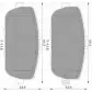 Тормозные колодки, дисковые, комплект Bosch BP 3528 1193489673 0 986 AB3 528 D1180-8296