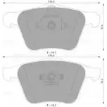 Тормозные колодки, дисковые, комплект Bosch BP45 79 Volvo XC90 DB1661 0 986 AB4 579