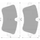 Тормозные колодки, дисковые, комплект Bosch DB1921 BP49 77 Mercedes C-Class (S203) 2 Универсал 1.8 C 180 Kompressor (2046) 143 л.с. 2002 – 2007 0 986 AB4 977