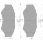 Тормозные колодки, дисковые, комплект Bosch B P9103 0 986 AB9 103 DB1486GB 1193491338