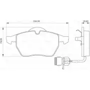 Тормозные колодки, дисковые, комплект Bosch 0 986 BB0 094 PB 0129 A/2 63VGY Audi A6 (C4) 1 Универсал 2.3 133 л.с. 1994 – 1995