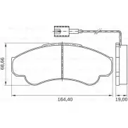 Тормозные колодки, дисковые, комплект Bosch 1193493804 BB 0604 A/1 0 986 BB0 604 PB 0604 A/1