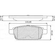 Тормозные колодки, дисковые, комплект Bosch Mazda 6 (GH) 2 Седан 2.2 MZR CD 185 л.с. 2009 – 2012 F 03B 050 153 8272-D1161 BN 1161
