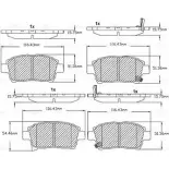 Тормозные колодки, дисковые, комплект Bosch 7695-D990,8367-D1249 F 03B 150 126 BA 0990 1193533082