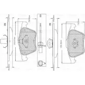 Тормозные колодки, дисковые, комплект Bosch F 03B 150 365 Audi A4 (B7) 3 Седан 3.0 218 л.с. 2004 – 2006 7796-D1111 BA 1111