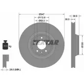 Тормозной диск TEXTAR 98200 1324 98200 1324 0 1 Audi A6 (C6) 3 Универсал 3.0 Tdi 232 л.с. 2006 – 2011 92132403