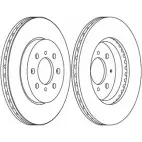 Тормозной диск Ferodo DDF1610C-1 DDF1 610C-1 27NTW 1193640240