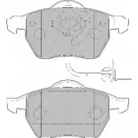 Тормозные колодки, дисковые, комплект Ferodo Audi A6 (C5) 2 Универсал 1.8 116 л.с. 1998 – 2005 23018 2067 6 FSL1717