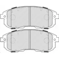 Тормозные колодки, дисковые, комплект Ferodo 242 80 FSL4112 Fiat Sedici (FY) 1 Кроссовер 1.6 16V 107 л.с. 2006 – 2014 FDB4112