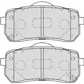 Тормозные колодки, дисковые, комплект Ferodo FSL4114 FDB4114 1193648464 2 4599