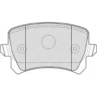 Тормозные колодки, дисковые, комплект Ferodo FSL4192 FDB4192 2 4483 1193648506